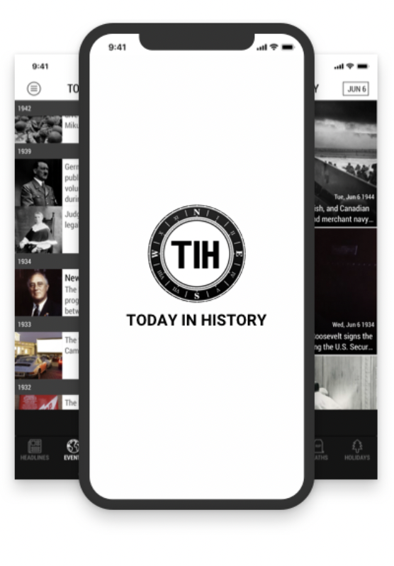 Today In History App Screenshots